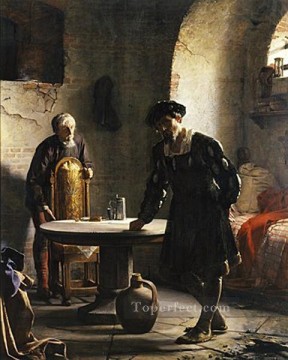  Bloch Pintura - El rey danés encarcelado Christian II Carl Heinrich Bloch